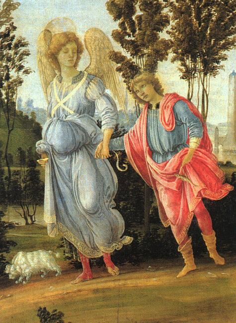 Filippino Lippi Tobias and the Angel China oil painting art